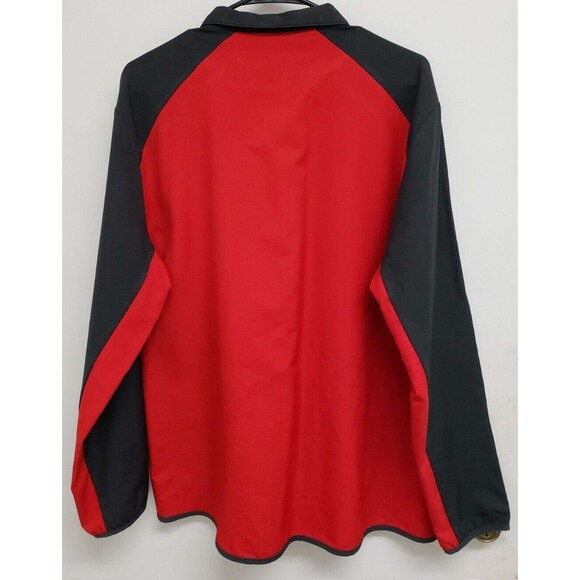 Nike Dri fit Red Full Zip Lightweight Jacket Size Boys Large Houston Basketball - Picture 2 of 7